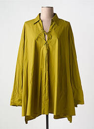Blouse manches longues manches longues vert FORTE femme