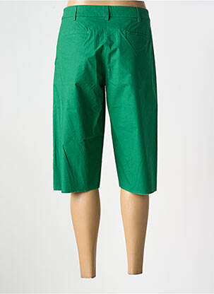 Bermuda coupe droite vert LAURENCE BRAS femme