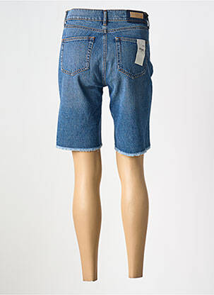 Bermuda coupe droite bleu FIVE femme