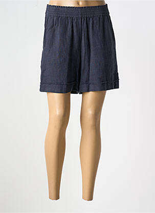 Short coupe droite bleu DIEGA femme