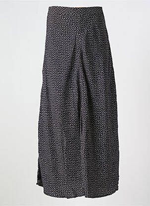 Jupe longue imprimé fantaisie noir ROSEANNA femme