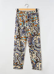 Pantalon droit bleu HOD pour femme seconde vue