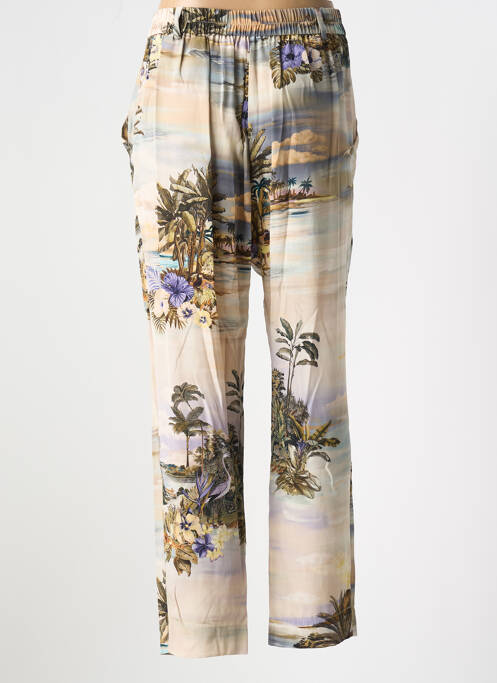 Pantalon droit beige MOMONI pour femme