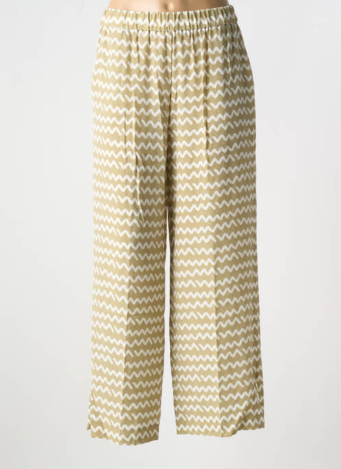 Pantalon droit beige ROSSO 35 pour femme