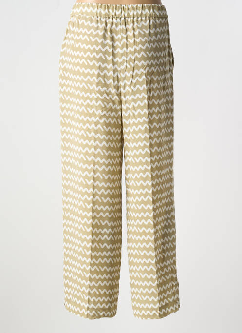 Pantalon droit beige ROSSO 35 pour femme