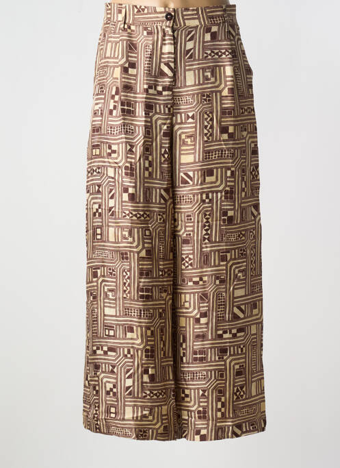 Pantalon droit marron MOMONI pour femme