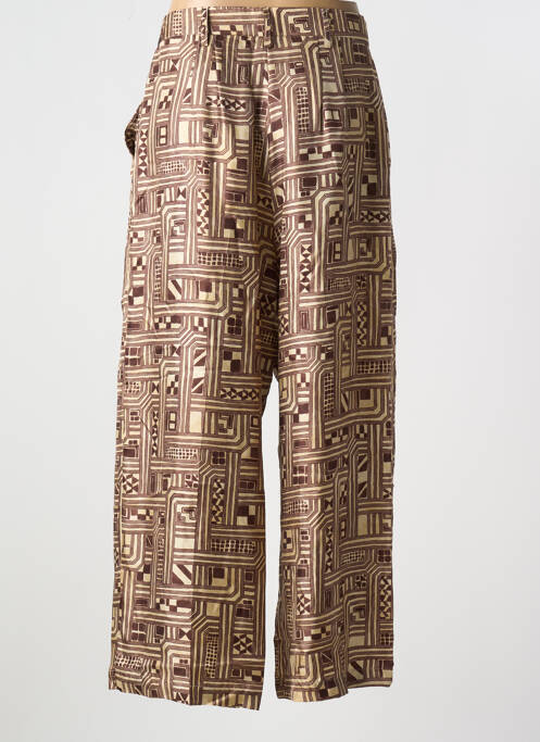 Pantalon droit marron MOMONI pour femme