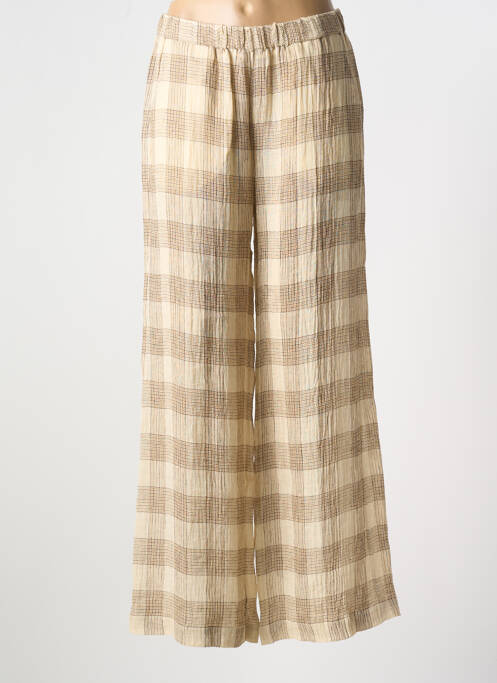 Pantalon large beige DIEGA pour femme