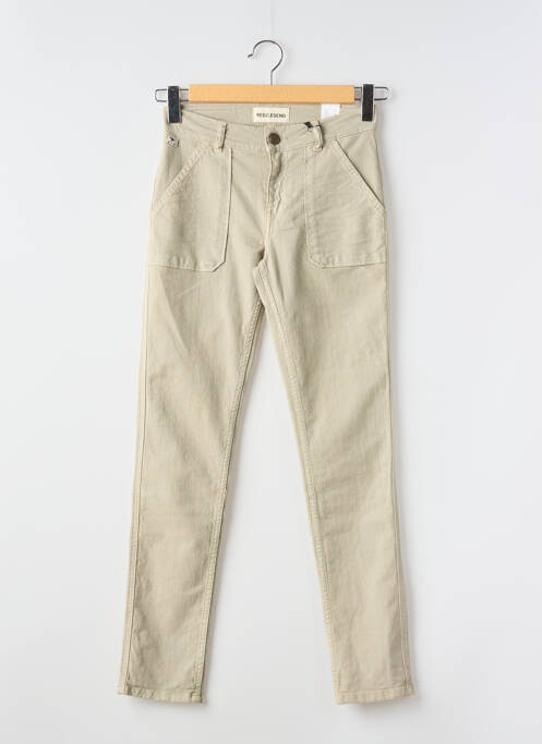 Pantalon slim beige RED LEGEND pour femme