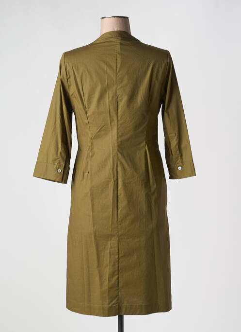 Robe mi-longue vert ROSSO 35 pour femme