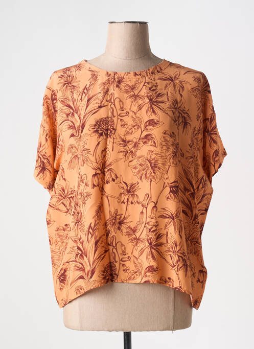Top orange ATTIC AND BARN pour femme