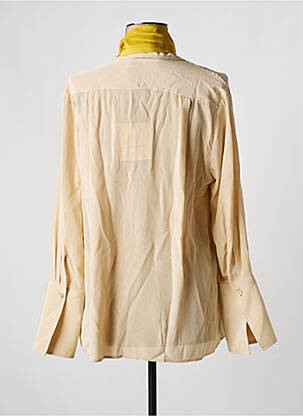Chemisier coupe fluide manches longues beige PHISIQUE DU ROLE femme
