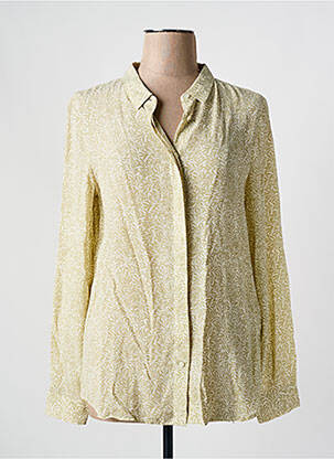 Chemisier tissage crêpe manches longues vert CLOSED femme