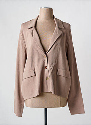 Blazer fausses poches marron MALIPARMI femme