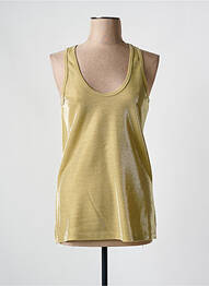 Débardeur stretch sans manche or ALYSI femme