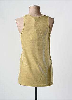 Débardeur stretch sans manche or ALYSI femme