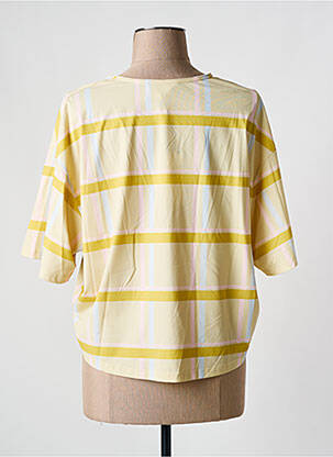 T-shirt coupe droite manches courtes jaune MARAIS femme