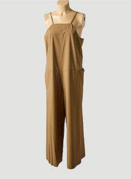 Combi-pantalon fines bretelles fines bretelles marron PHISIQUE DU ROLE femme