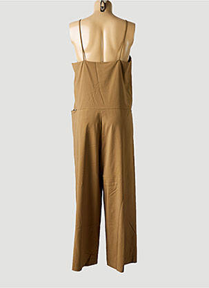 Combi-pantalon coupe fluide fines bretelles marron PHISIQUE DU ROLE femme
