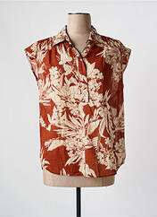 Blouse marron DIEGA pour femme seconde vue