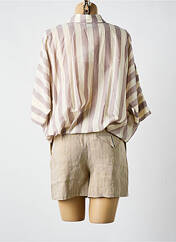 Combishort marron ALYSI pour femme seconde vue