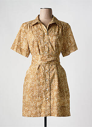 Robe courte marron SOEUR pour femme