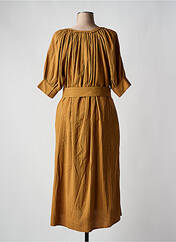Robe mi-longue marron BELLE PIÈCE pour femme seconde vue