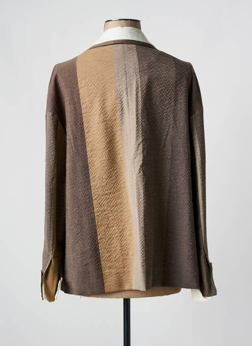 Blazer marron PHISIQUE DU ROLE pour femme