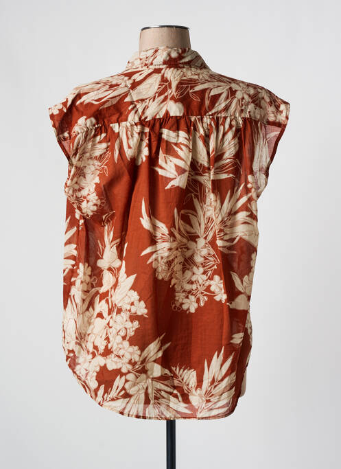 Blouse marron DIEGA pour femme