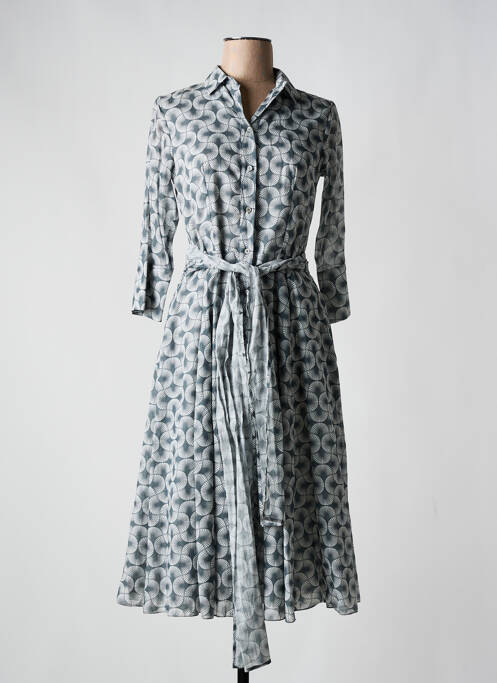 Robe mi-longue gris ROSSO 35 pour femme