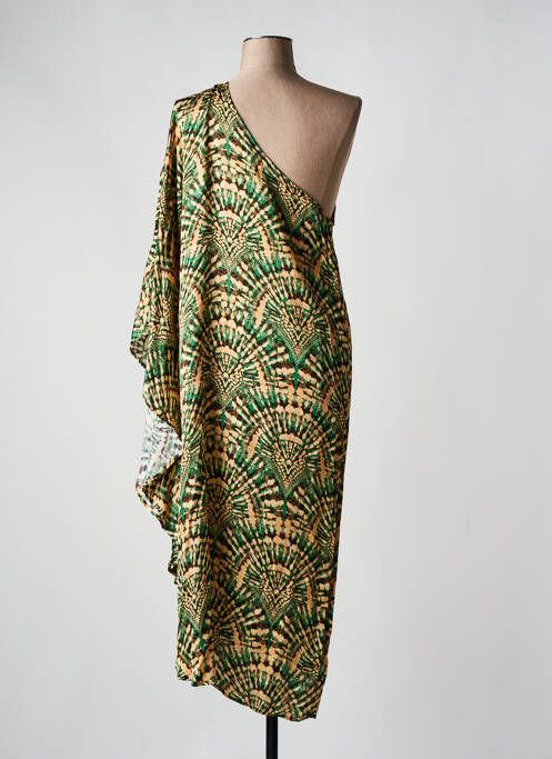 Robe mi-longue vert BELLEROSE pour femme