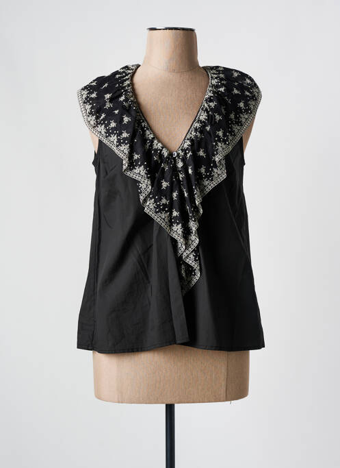 Top noir MOMONI pour femme