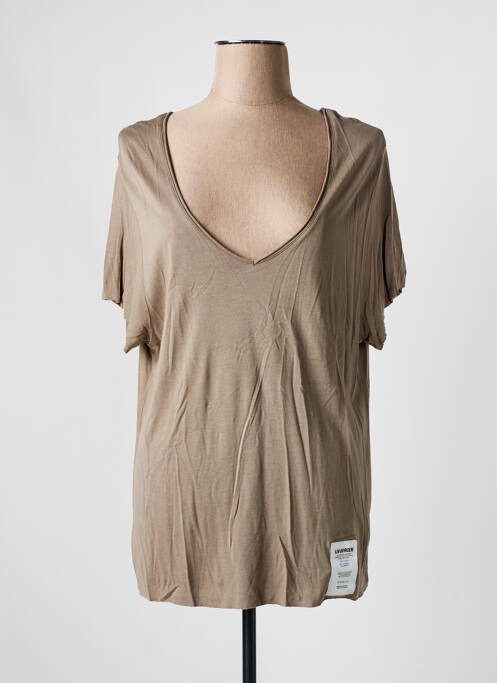 T-shirt marron LIV BERGEN pour femme
