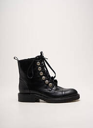 Bottines/boots matière lisse talon plat jusqu'à 3cm noir BILLIBI femme