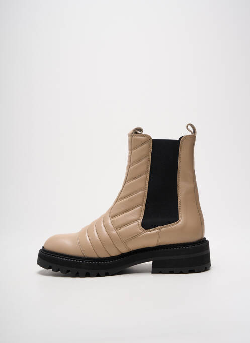 Bottines/Boots beige BILLIBI pour femme