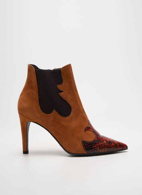 Bottines/Boots orange PERLATO pour femme