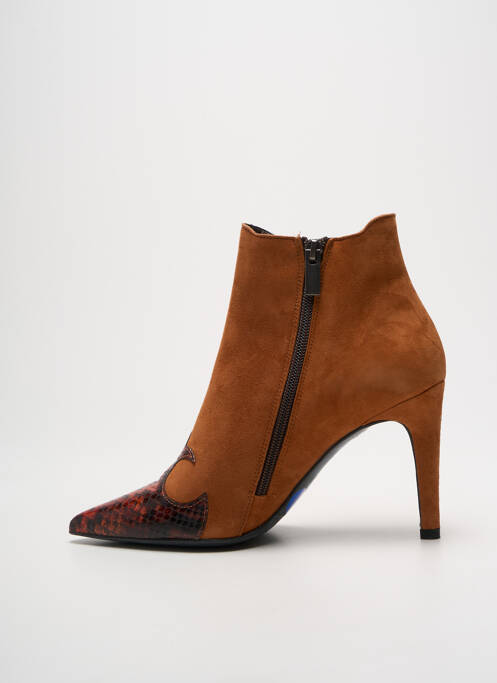 Bottines/Boots orange PERLATO pour femme