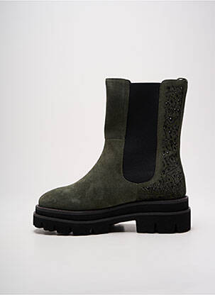 Bottines/boots talon bas talon de 4 à 6cm vert ALMA EN PENA femme