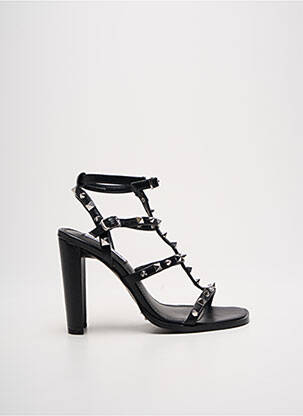 Sandales/nu pieds matière lisse talon haut de 10cm et plus noir STEVE MADDEN femme