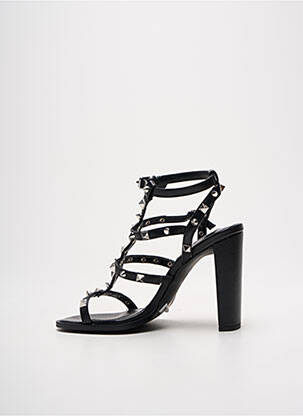 Sandales/nu pieds matière lisse talon haut de 10cm et plus noir STEVE MADDEN femme