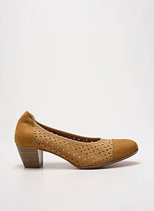 Escarpins cubain talon de 4 à 6cm marron HIRICA femme