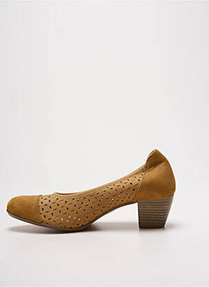 Escarpins cubain talon de 4 à 6cm marron HIRICA femme