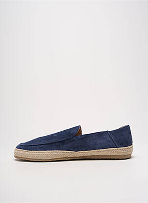 Mocassins semelle amovible bout rond bleu BRUNOS homme