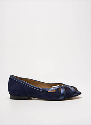 Ballerines type de semelle amortissante talon plat jusqu'à 3cm bleu QOO TUM femme