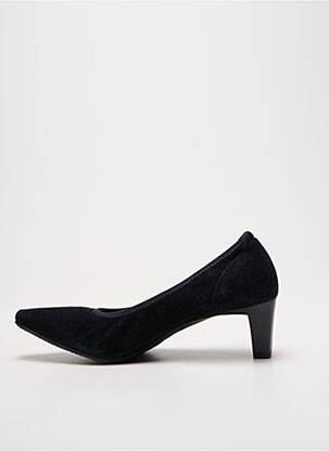 Escarpins nubuck talon de 4 à 6cm noir QOO TUM femme