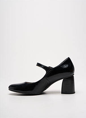 Escarpins tissage satiné talon de 4 à 6cm noir LODI LOVE femme