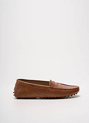 Mocassins matière lisse talon plat jusqu'à 3cm marron BOBBIES femme