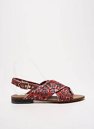 Sandales/Nu pieds rouge QOO TUM pour femme