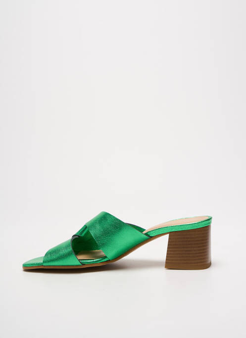 Mules/Sabots vert QOO TUM pour femme