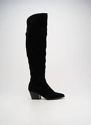 Bottes cubain talon de 4 à 6cm noir PERLATO femme